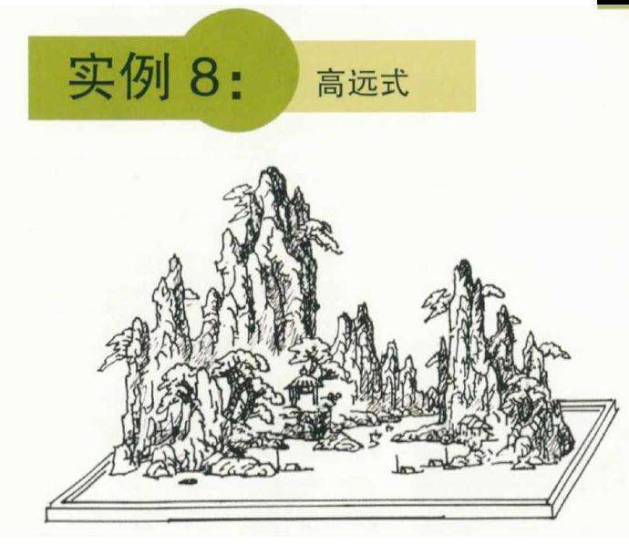 山水盆景怎么构图的方法