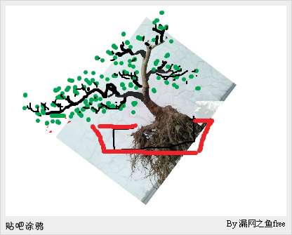 红花继木下山桩的设计图