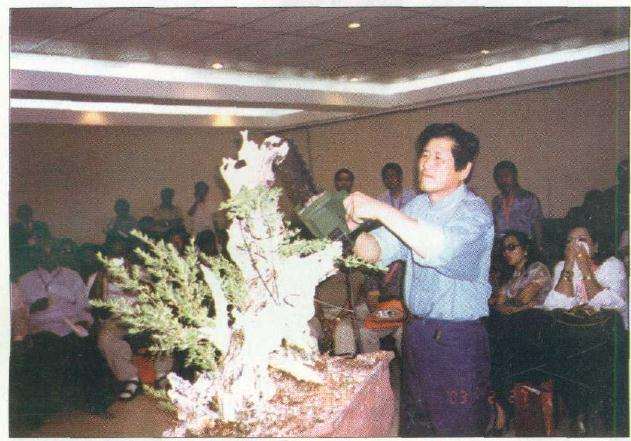 图解 木村正彦在菲律宾盆展上表演