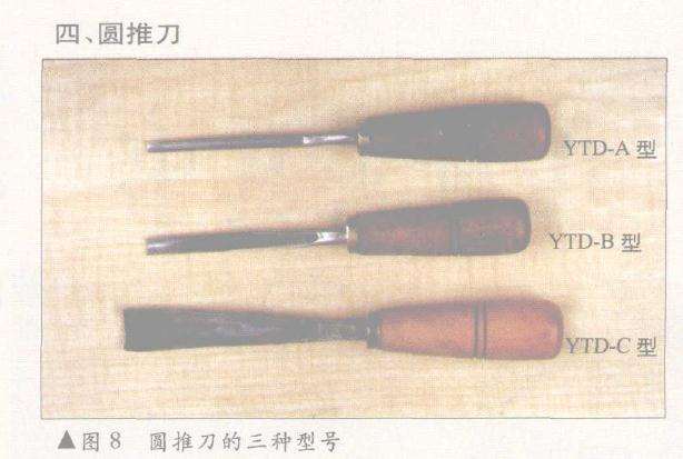 推刀的三种型号