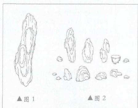 山水盆景《巴山夜雨》是怎么制作的