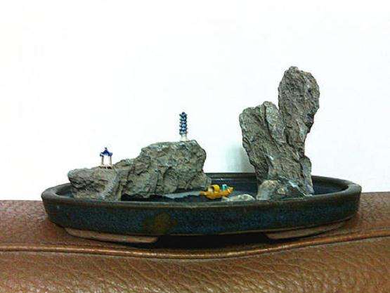 水石盆景怎么点石的5个方法