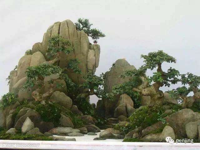 山水盆景怎么雕刻