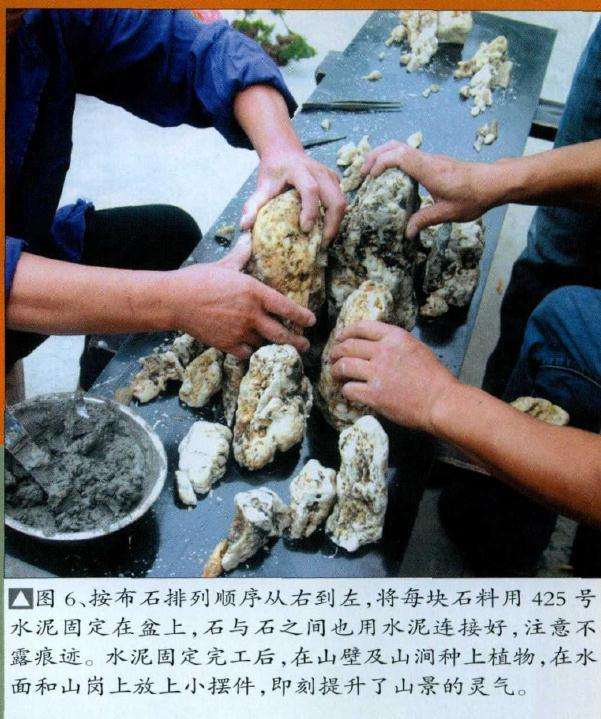 图6、按布石排列顺序从右到左