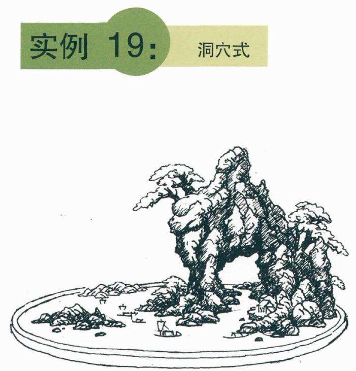 怎么制作洞穴式山水盆景的方法