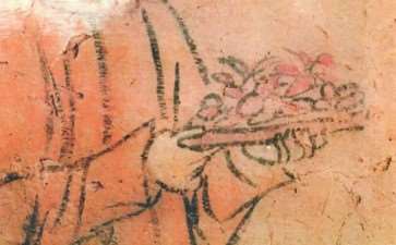 宁夏固原梁元珍墓壁画中描绘的盆景