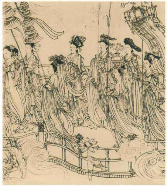 吴道子《八十七神仙图卷》中的盆景