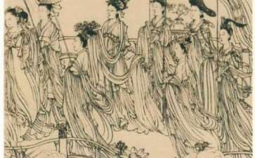 吴道子《八十七神仙图卷》中的盆景