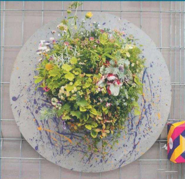 美丽别致的花挂艺术