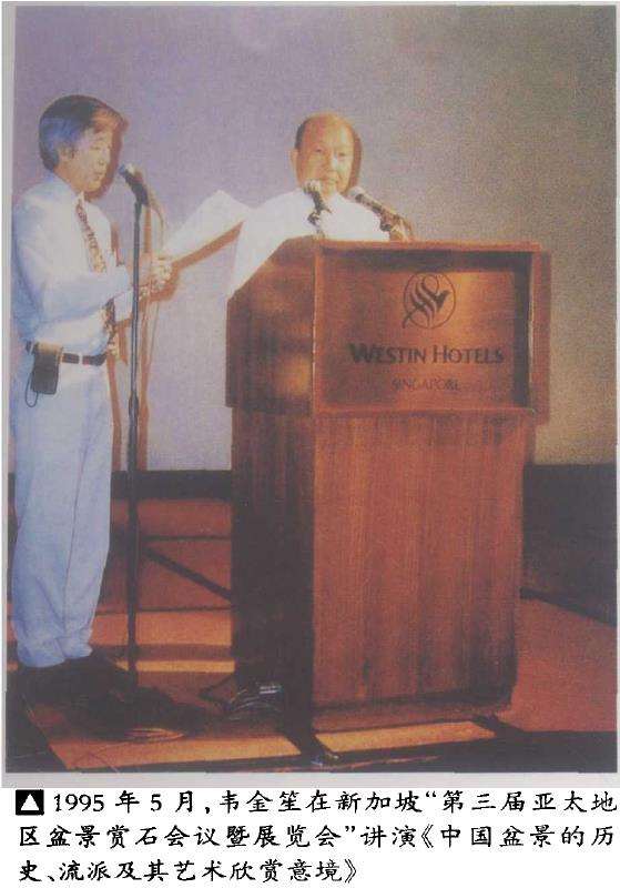 韦金笙的中国盆景情怀 图片