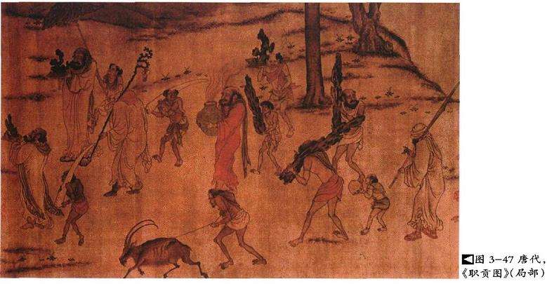 吴道子《八十七神仙图卷》中的山石盆景