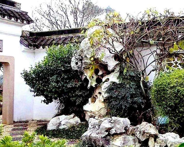 园林置石的4个方法与2个作用
