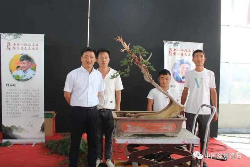 图解 2021李国宾盆景现场制作表演