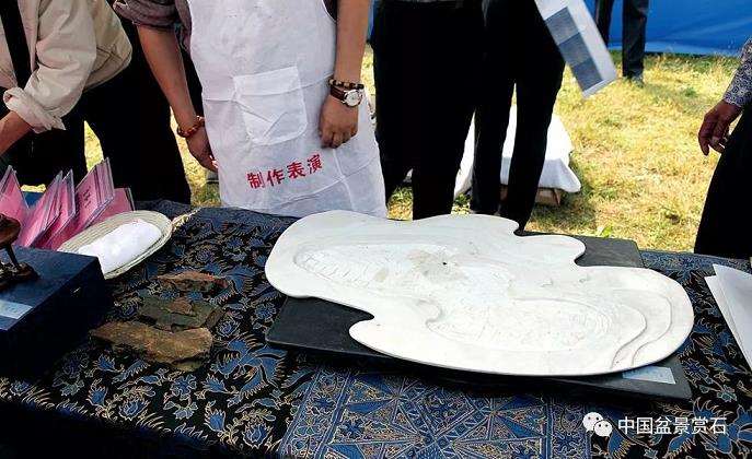 图解 张夷现场制作砚式盆景的12个过程