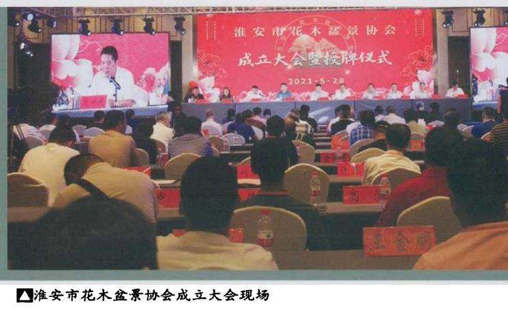 淮安市花木盆景协会成立大会