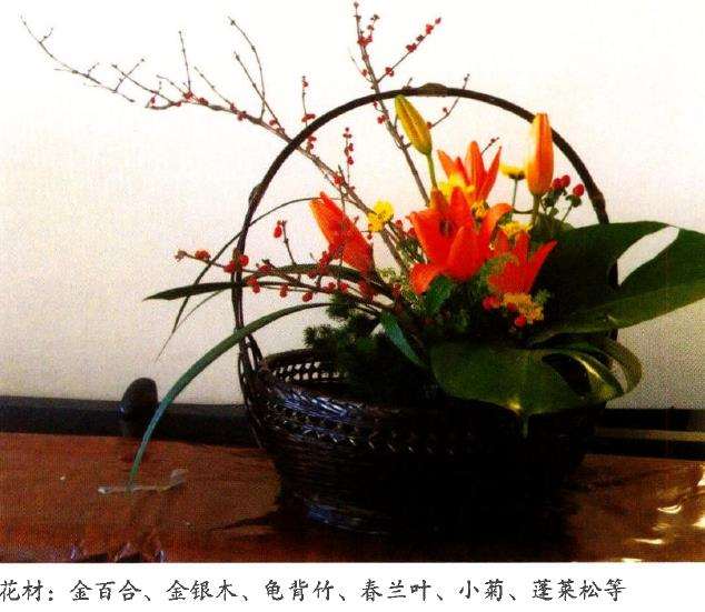 中国传统插花怎么造型