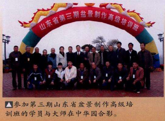 2010年文登举办中华园杯盆景展