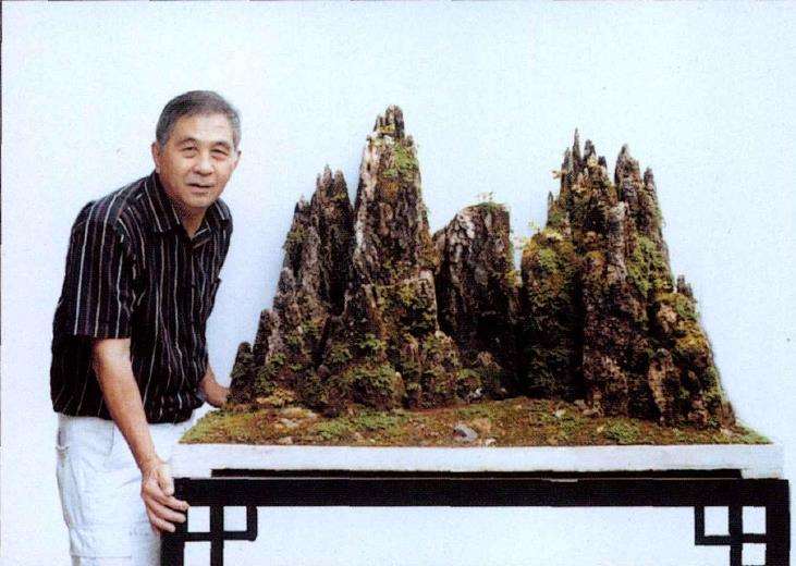 新加坡盆景艺术家 胡海洲 图片