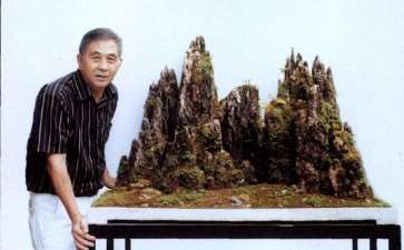 新加坡盆景艺术家 胡海洲 图片