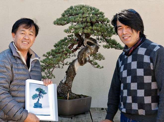 参观日本盆景社区