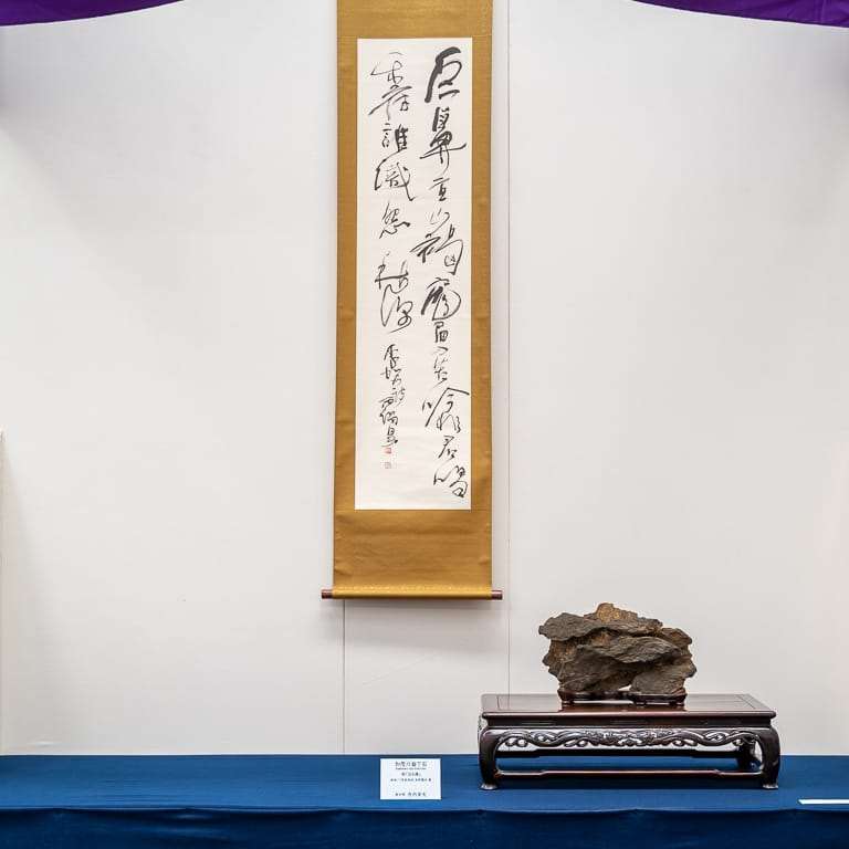 日本第七届水石盆景展 图片
