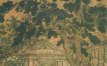 南宋绘画作品中描绘的盆景 图片