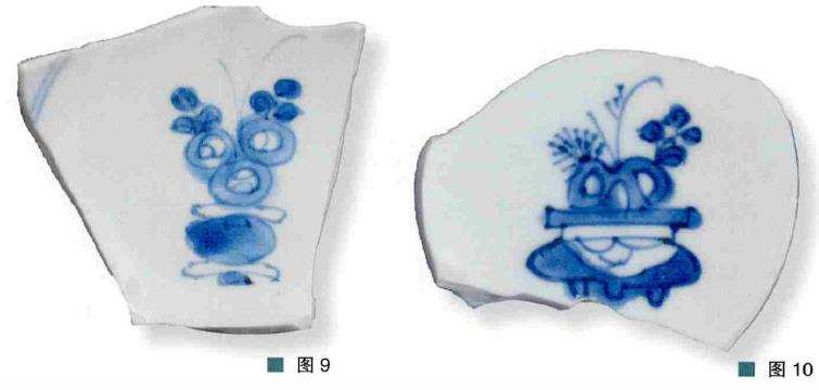 明代的瓷器中的盆景画 图片