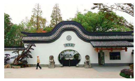 上海植物园盆景园的6个总体布局