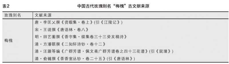 中国古代玫瑰植物别名考证 图片