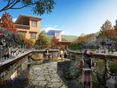 山地水岸型传统村落景观的5个特征分析