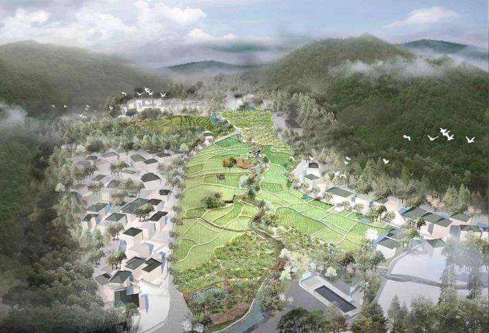 三生空间地域性景观发展策略与内在关系图示