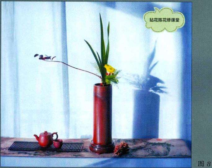 用什么样的瓶花结构顺序来组织花材