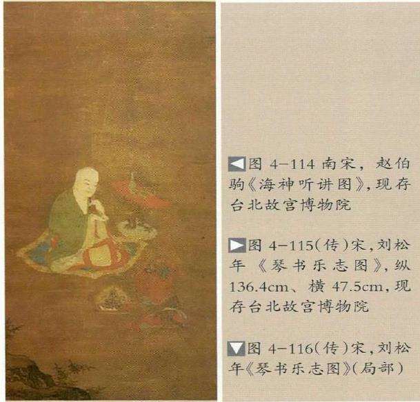 文人绘画作品中的5个山石盆景 图片