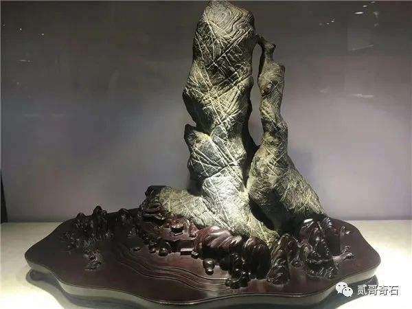 访青年赏石文化学者 马鸿斌