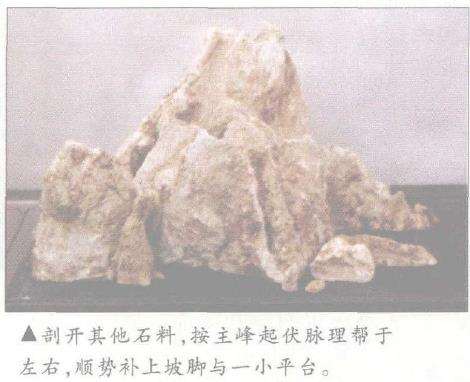 图解 山石盆景《峡江冬日》怎么创作札记