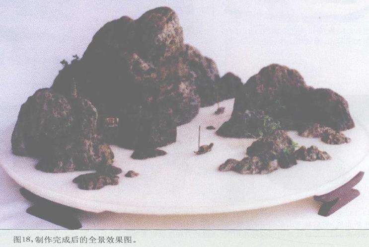 图解 浮石山水盆景怎么加工制作的13个步骤
