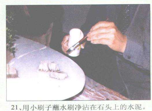 图解 赵庆泉怎么制作水旱盆景的过程