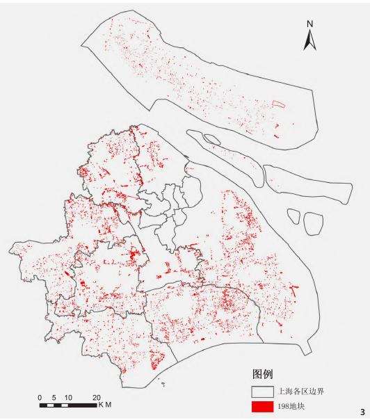 上海城市开发边界外的4个城市困难立地空间特征