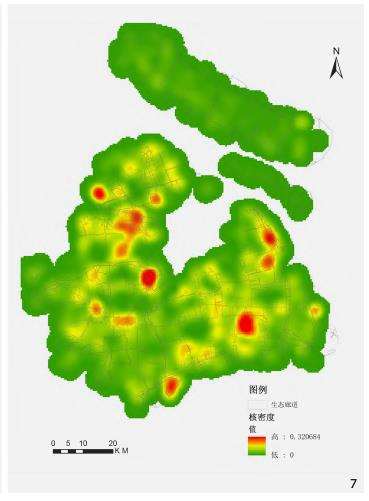 上海城市开发边界外的4个城市困难立地空间特征