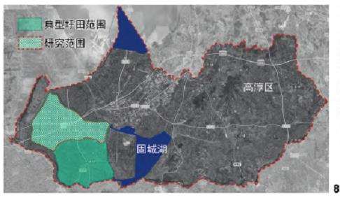 固城湖圩田肌理识别与量化解析