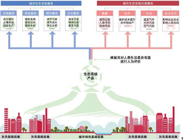 城市生态系统负面服务的2个定义和类型