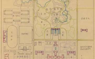 50年代的北京林业大学教学植物园