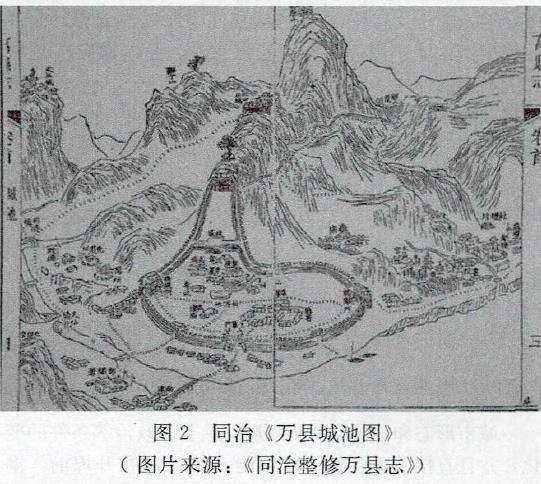 港口建设影响下的3个万州城市形态与变迁