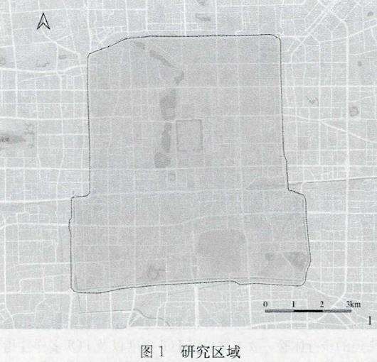街道可步行性的3个研究区域与分析框架