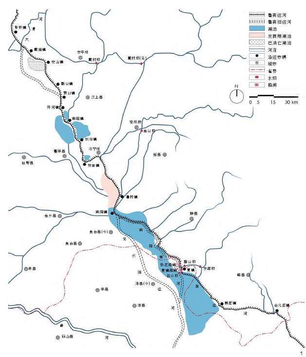 鲁南传统沿运市镇水适应性营建的4个分析