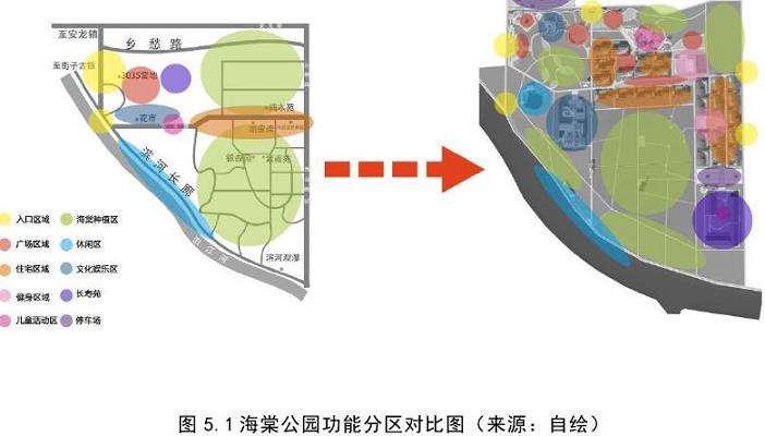 都江堰青城山镇海棠公园的3个整体构思