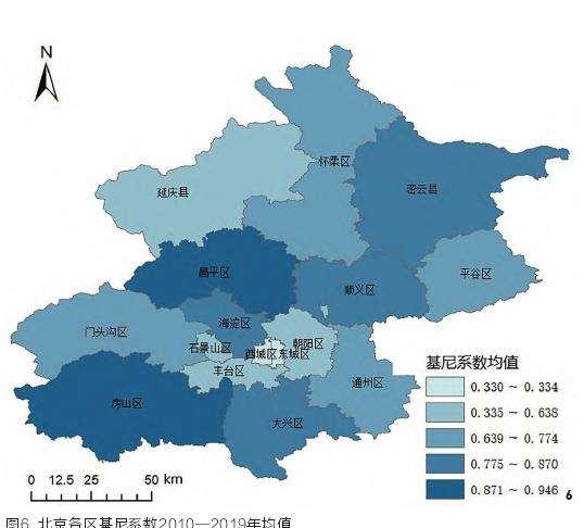 北京老年人公园绿地社会公平性的3个变动