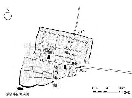 黄土台源传统聚落营建水池与聚落的3个景观特征