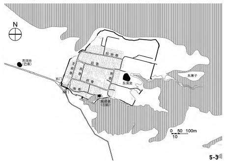 黄土台源传统聚落营建水池与聚落的3个景观特征