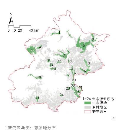 多情景下市郊铁路对鸟类栖息地连通性的影响